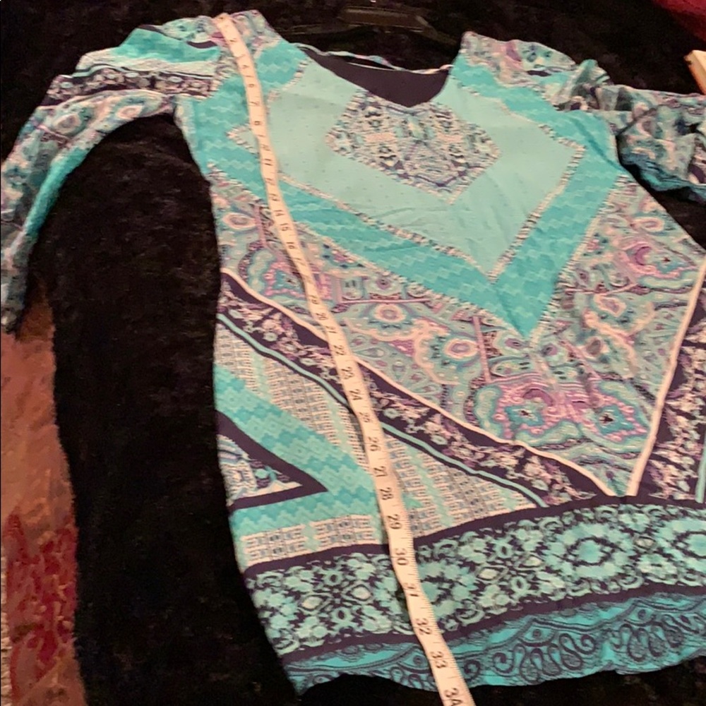 | Ladies Paisley Print Lined Dress | Size L | EUC - Picture 6 of 8